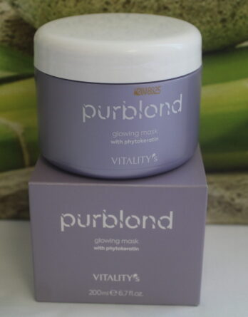 Purblond Masque Éclat à la Phytokératine" de la marque Vitalité.