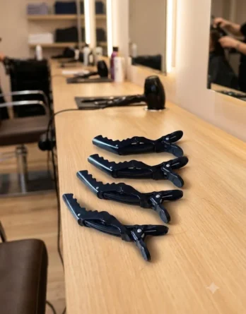 Pinces Crocodiles Pro de Vitality's coiffure noires