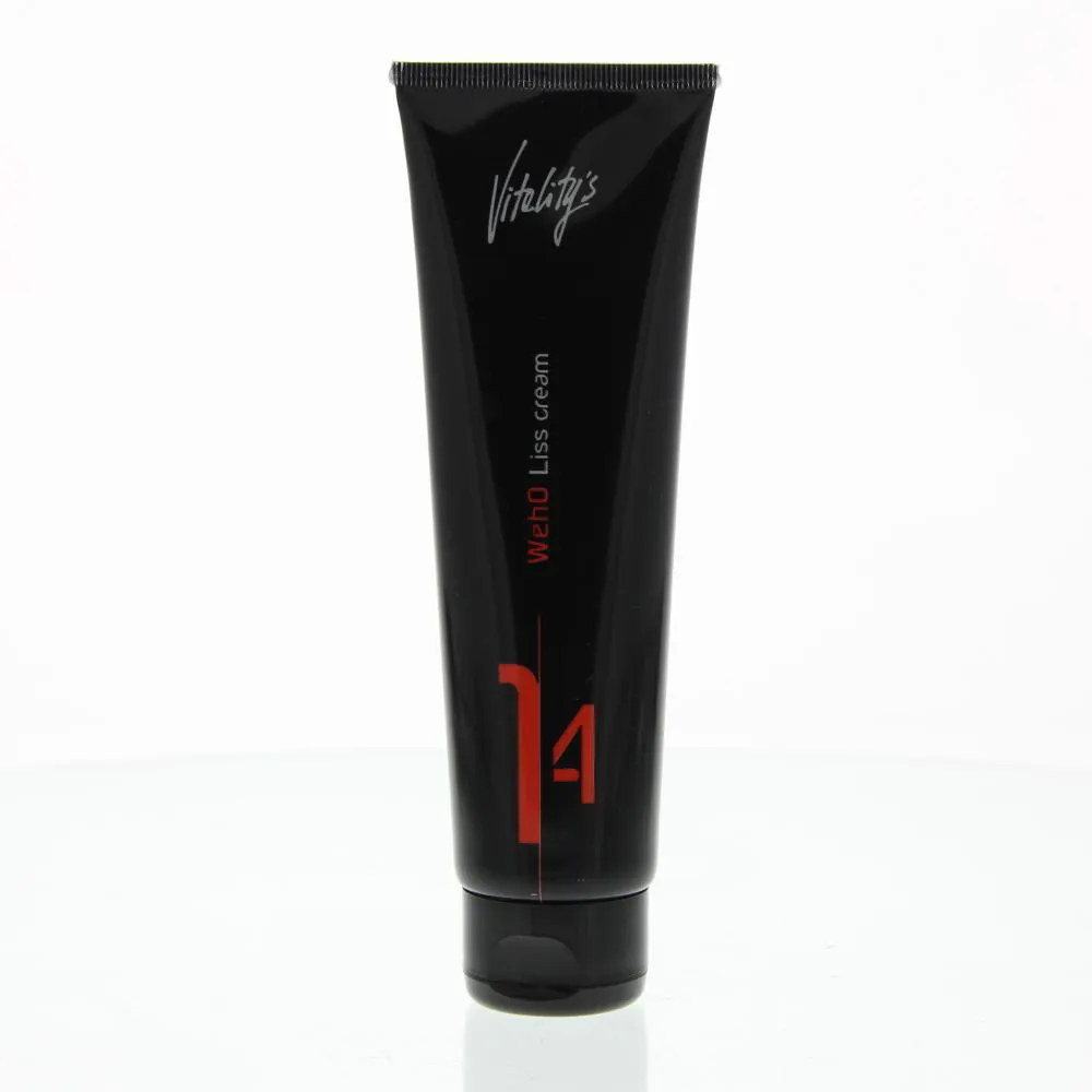 Crème lissante Vitality’s WeHOh Control Black Liss Cream 150ml pour cheveux indisciplinés