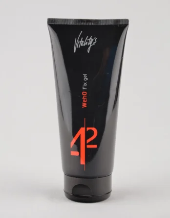 Flacon de gel de coiffage Weho Fix Vitality's de 200ml, gel professionnel fixation intense niveau 4 et effet mouillé ultra brillant.